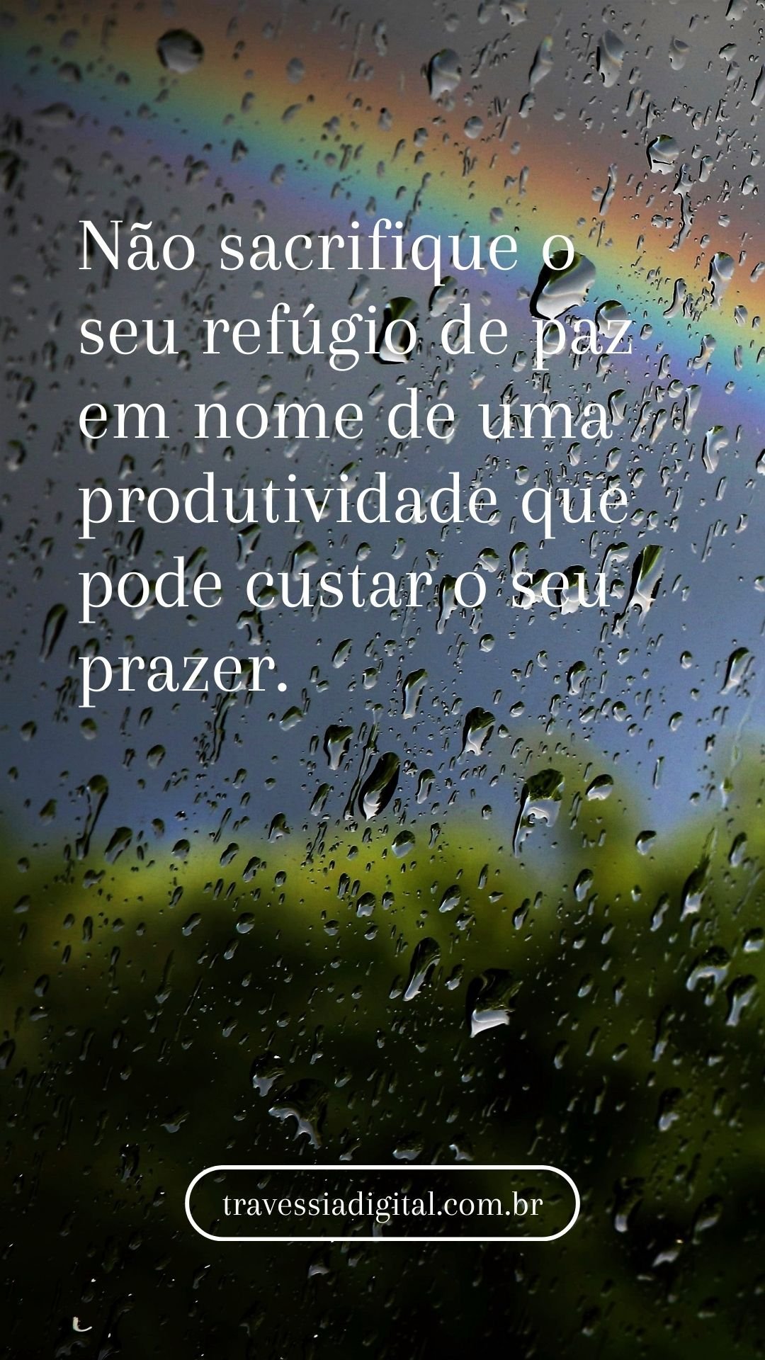 Não sacrifique o seu refúgio de paz em nome de uma produtividade que pode custar o seu prazer.